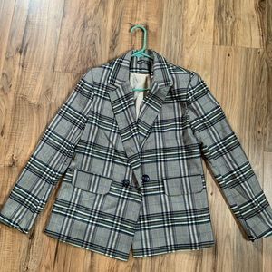 Plaid blazer